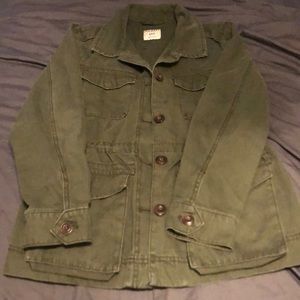 Army green jacket
